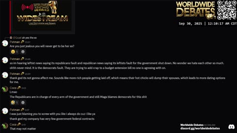 0091 WIDESTREAM - Worldwide Debates - YouTube/Twitch/Rumble