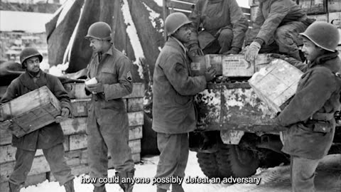 German Soldiers SHOCKED by American Supply Depots on Dec 16, 1944 😱