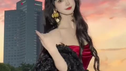 Sheer Ruby Attire Fiery Photo Pose | Daily Beauty EP 746