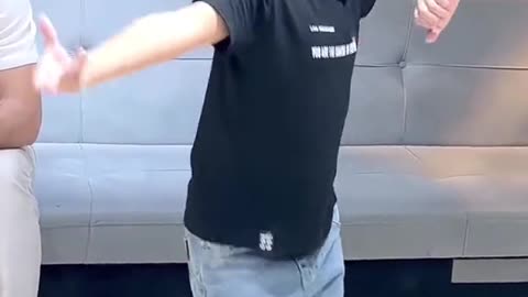 An interesting and spectacular dance by a boy