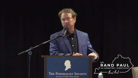 Dr. Rand Paul Speaks at the Kentucky Federalist Society State Conference