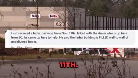 Hundreds of FedEx Christmas packages were placed on a "vacation" hold: WNC