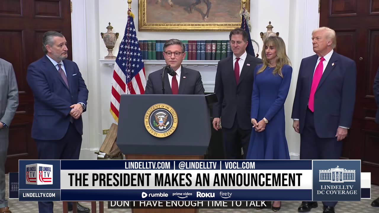 The President makes an announcement