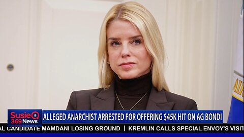ALLEGED ANARCHIST ARRESTED FOR OFFERING 45K HIT ON AG BONDI