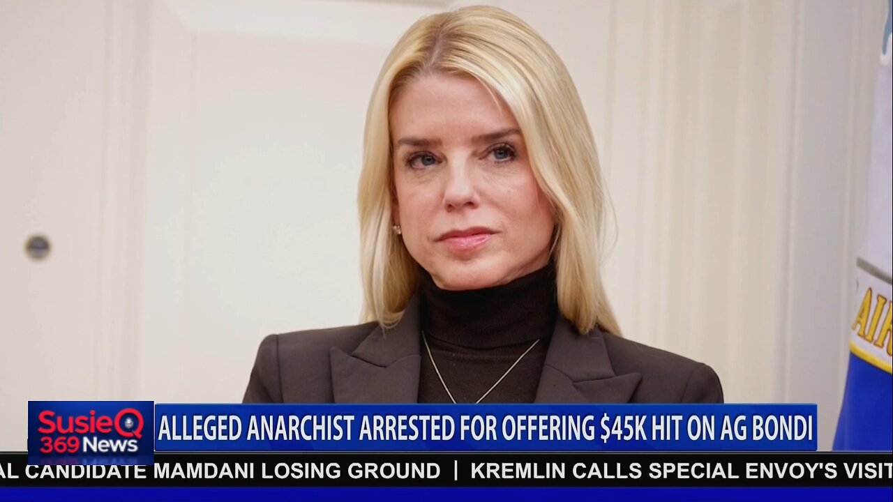 ALLEGED ANARCHIST ARRESTED FOR OFFERING 45K HIT ON AG BONDI