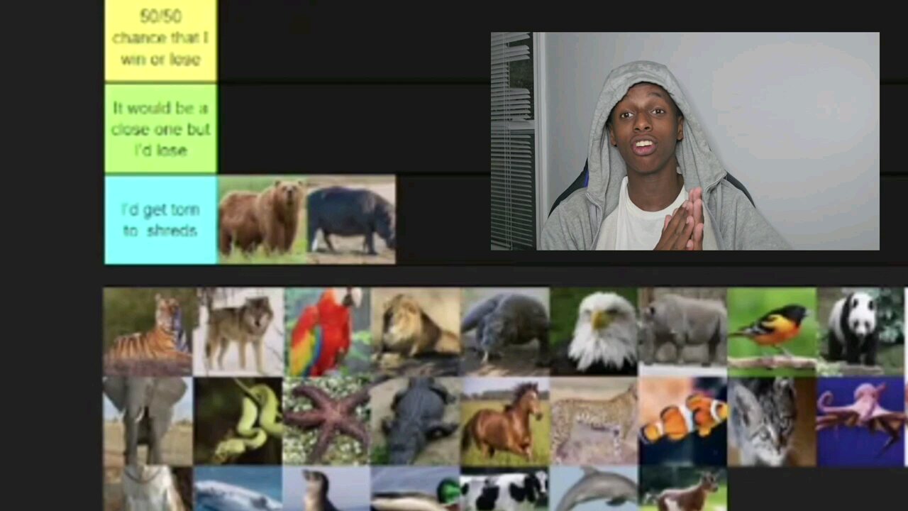 1 HUMAN VS 100 KILLER ANIMALS