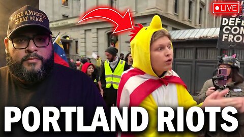 PORTLAND RIOTS: TommyBoi At Pro-Maduro Protest Against Trump