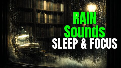 DeepEarthASMR | RAIN Sounds for SLEEP & STUDY | Relaxing RAIN