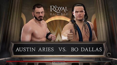 WWE 2K17 Austin Aries vs Bo Dallas