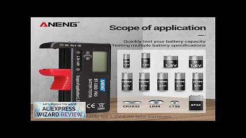 ANENG BT-168 PRO Digital Lithium Battery Capacity Tester Checkered load analyzer Display Review