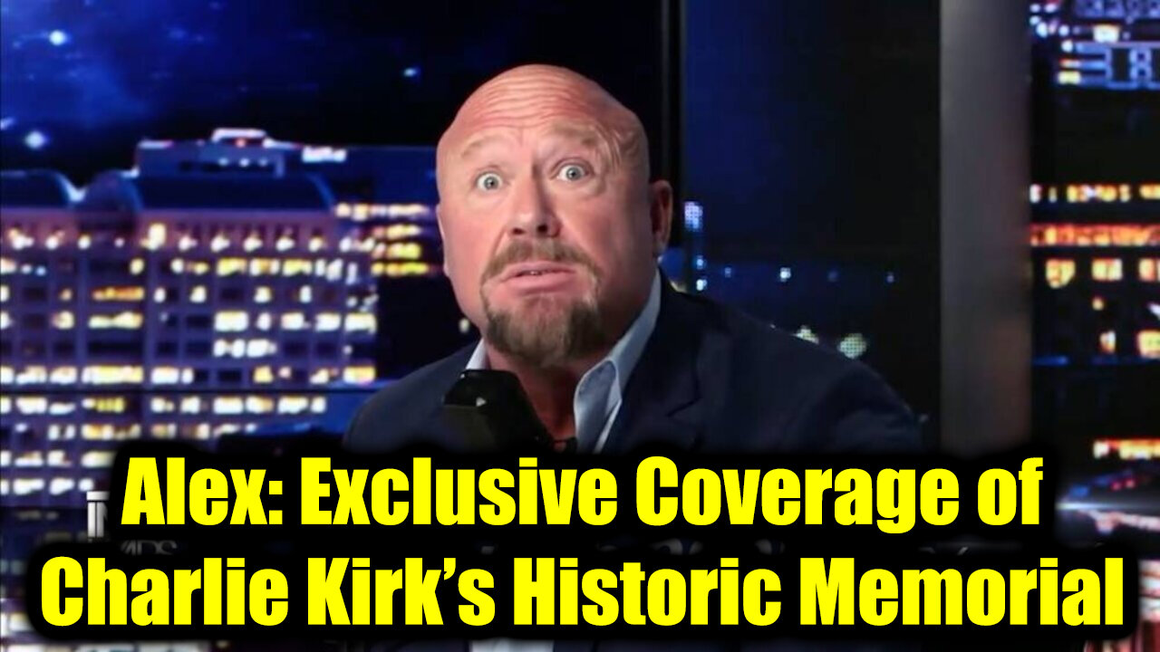 Alex Jones DIRE WARNING 9.29.25 - Exclusive Coverage of Charlie Kirk’s Historic Memorial