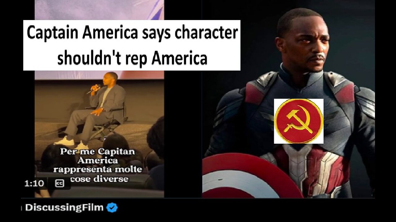 Captain America actor says it should not rep America