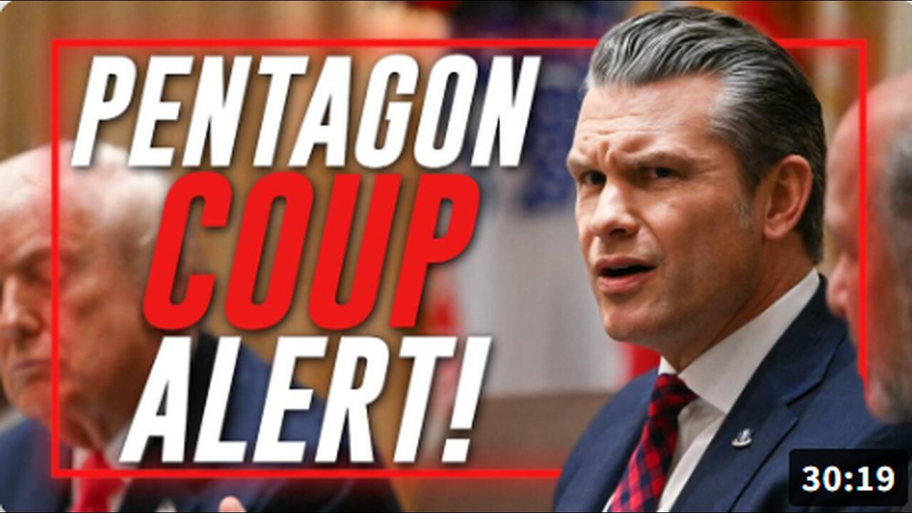 🚨MAXIMUM RED ALERT: The Deep State Has Launched An Active Coup Operation Inside The Pentagon Against SecDef Hegseth To Clear The Way To Bring Fake Charges Of War Crimes Against President Trump!