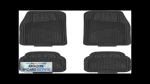 Amazon Basics Heavy Duty PVC Faux Rubber Car Floor Mats Universal Deluxe，All Review