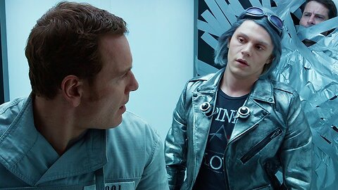 Quicksilver Rescues Magneto From The Prison Scene - X-Men Days of Future Past (2014) Movie Clip HD