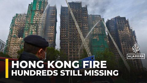 Hong Kong fire that killed dozens ‘under control’; hundreds still missing