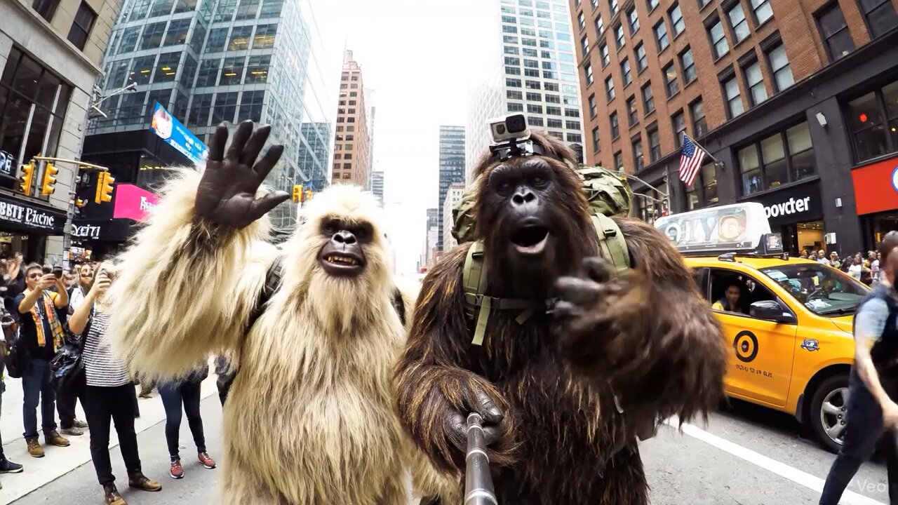 Bigfoot and Yeti fart in elevators
