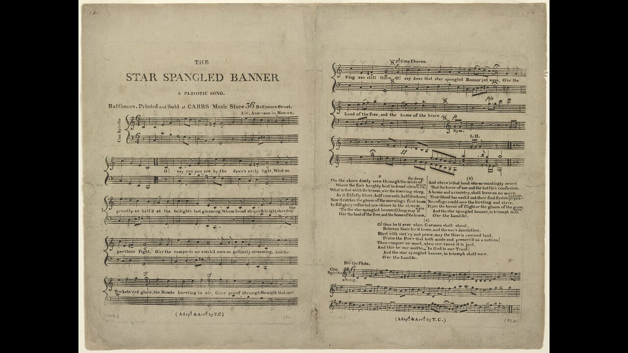 The Story Behind The Star Spangled Banner and The Star Spangled Banner