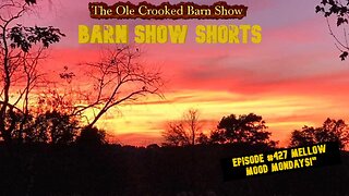 “Barn Show Shorts” Ep. #427 “Mellow Mood Mondays”