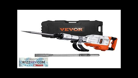 VEVOR Demolition Jack Hammer Concrete Breaker 3500W Electric Hammer 2 Chisel Bits Review