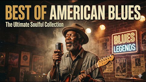 Best of American Blues 🎸 Slow & Soulful Electric Blues Music to Relax