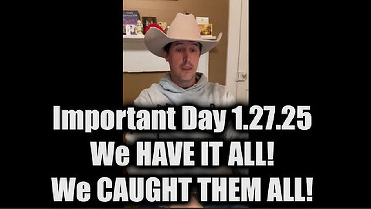 Derek Johnson Important Day 1.27.25 - We HAVE IT ALL! We CAUGHT THEM ALL!