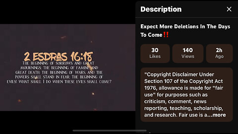 RE: Expect MORE Deletions ☠ 🩸 In The Days To Come #judgements