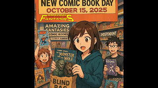 New Comic Book Day October 15th Amazing Fantasies Mark Spears Monster and the Wolf Blind Bag Opening