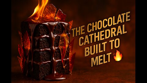 THE CHOCOLATE CATHEDRAL 🍫🔥 | A Cinematic Food Experience | Built to Melt
