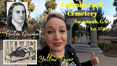 Colonial Park Cemetery, Savannah GA. This is Cal O'Ween!