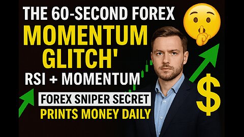 THE 60-SECOND FOREX "MOMENTUM GLITCH"! 🤫 RSI + Momentum Forex Sniper Secret Money Payouts Daily!