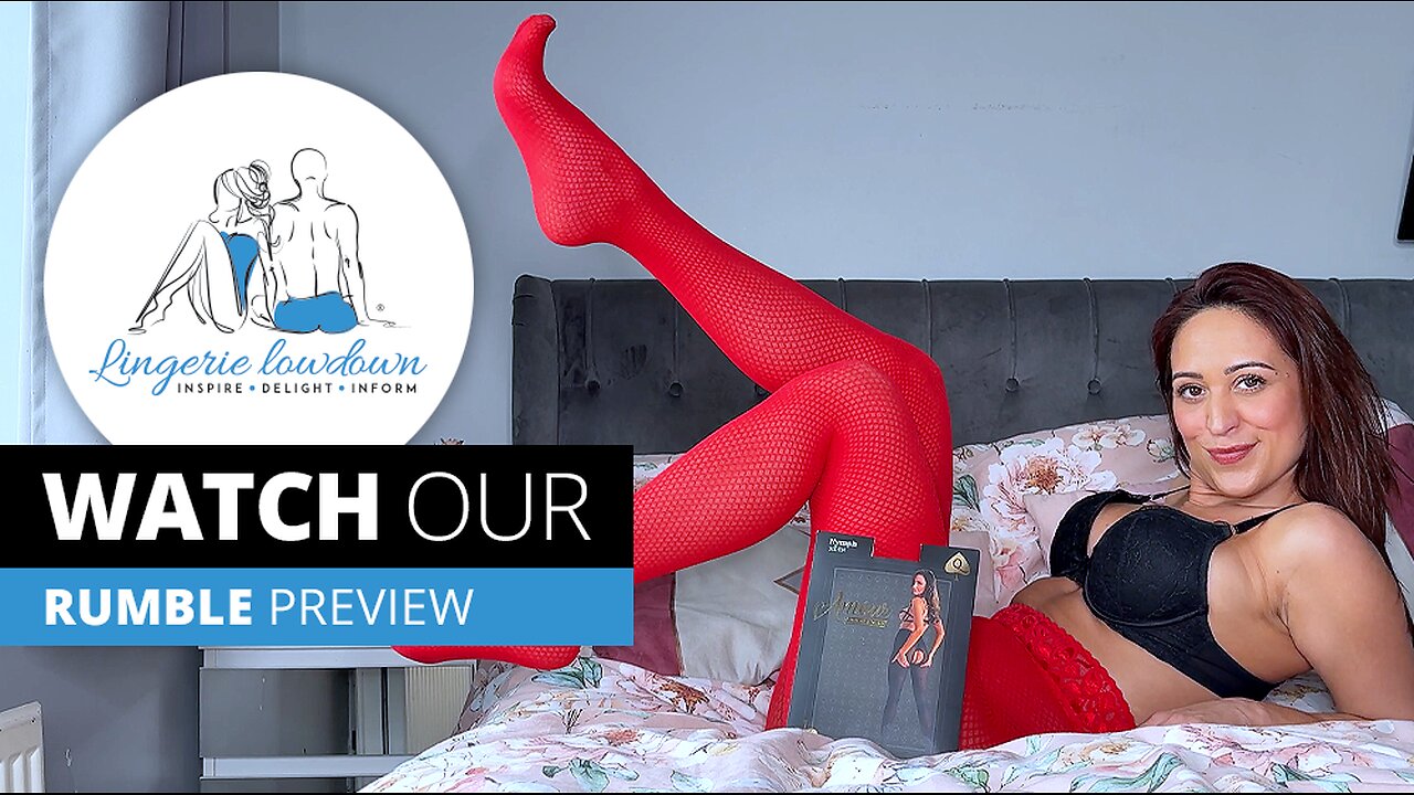 Samantha reviews Amour Nymph 30 denier crotchless pantyhose