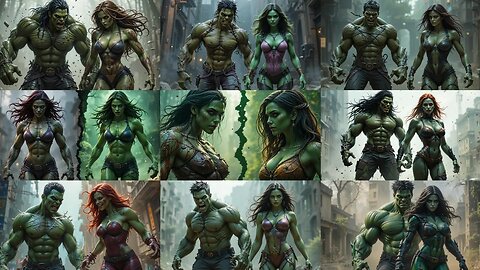 She Hulk Meets Sandman: Epic Hybrid Transformation 🌟