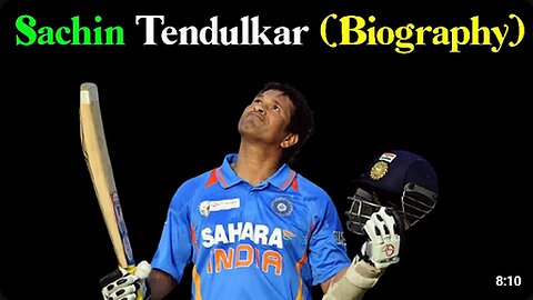 (Eng)Sachin Tendulkar-Biography