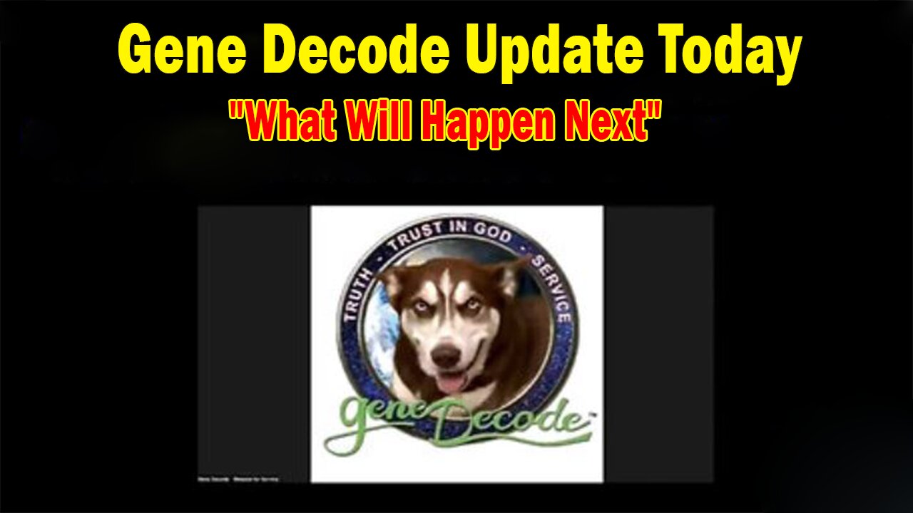 Gene Decode Update Jan 26: "What Will Happen Next"