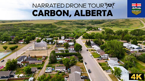 🏞️ Carbon, Alberta 🎥🦕 4K Drone