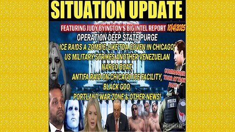 SITUATION UPDATE 10/4/25 - Judy Byington's Big Intel Report! Operation Deep State Purge 