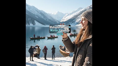 Mahodand Lake ❄️ 1st January 2026 | Snow Covered Mountains, Boating & Winter Beauty