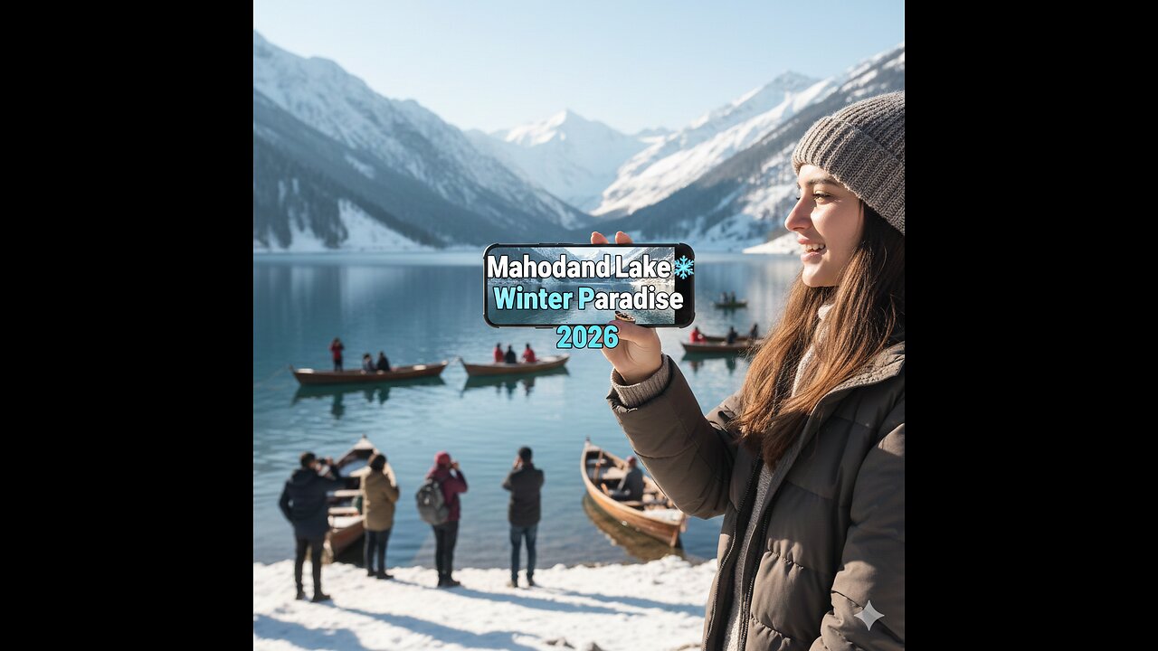 Mahodand Lake ❄️ 1st January 2026 | Snow Covered Mountains, Boating & Winter Beauty