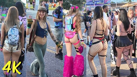 EDC Orlando Florida Walking Tour Orlando Gone Wild During the Day 😳