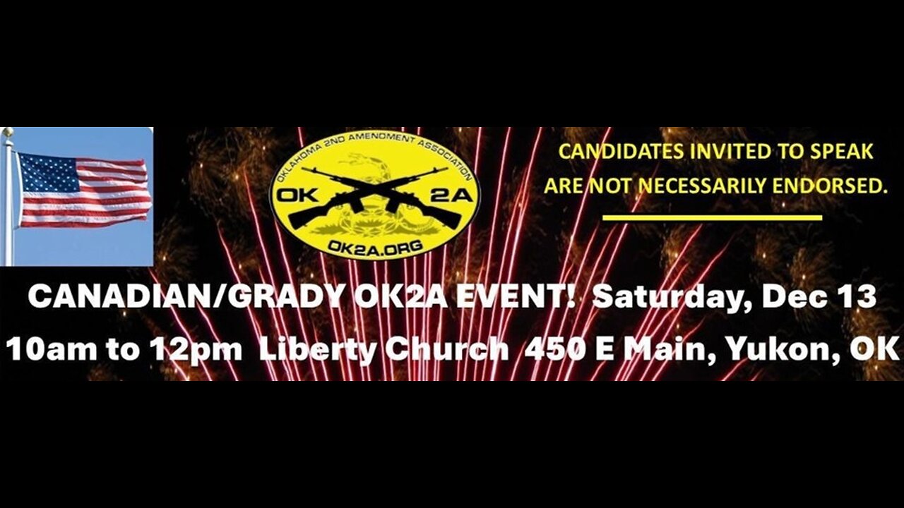 Canadian/Grady OK2A Event, 12-13-25