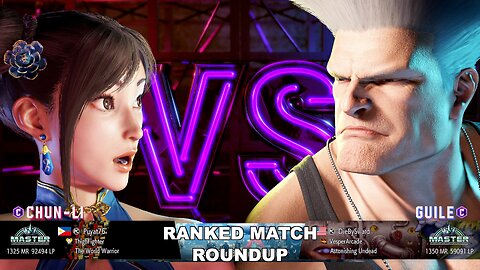 Kuya Kalbo SF6 Ranked Roundup. Chun Li Master Rank [Hori Fight Stick]