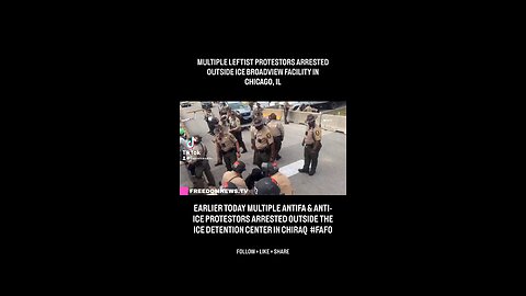 ANTIFA ARRESTED OUTSIDE ICE FACILITY