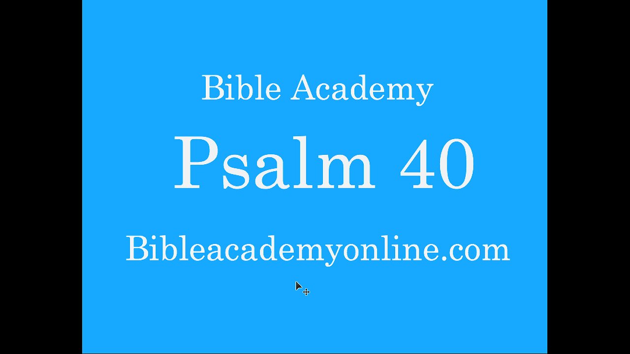 Psalm 40