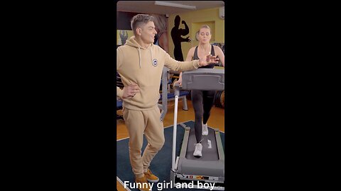 Funny Girl & Boy at the Gym – You’ll Laugh Hard! 😂💥