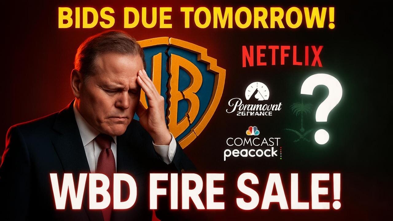 Warner Bros Discovery FIRE SALE: Bids Due TOMORROW — Netflix, Comcast & Paramount Battle for DC!