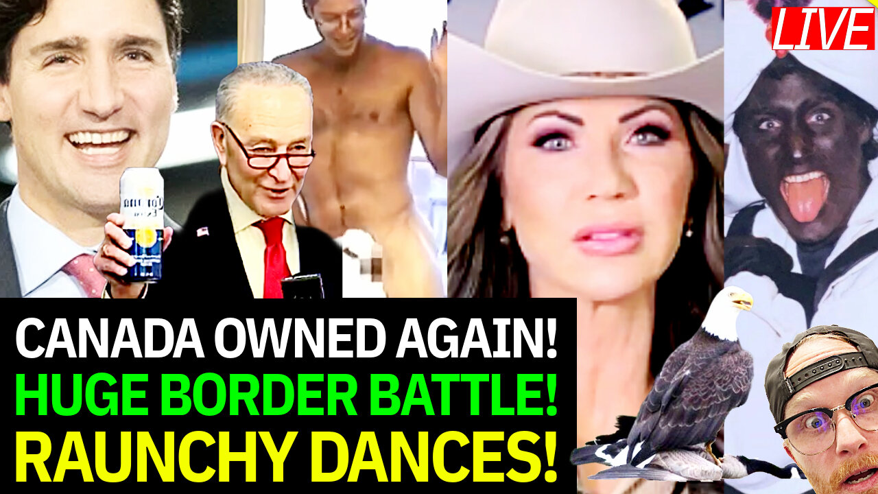 🚨 Trudeau vs Trump Tariffs, Raunchy Dances, Border Crisis, Media Roasts, Trump WINNING!