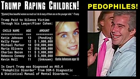 Pedophile Trumps Friend Pedophile Epstein Explains A.I. Banking Genius Level!