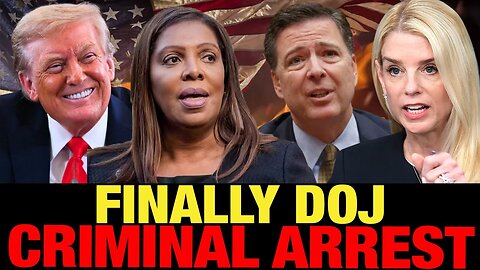 🔥 DOJ INDICTMENTS! Trump Bondi Finally Go After Letitia James, James Comey Democrats Afraid!