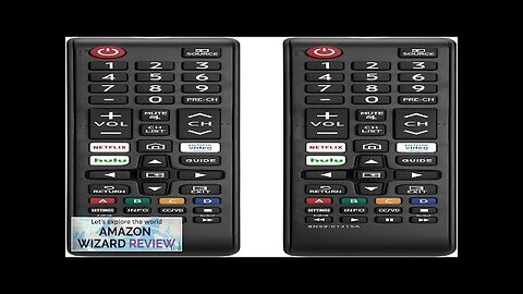 【Pack of 2】 New Universal Remote for All Samsung TV Remote Replacement Review